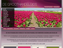 Tablet Screenshot of groothandelgids.nl